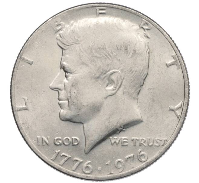 Монета 1/2 доллара (50 центов) 1976 года США «200 лет Независимости» (Артикул: K10-7084) — Фото №1