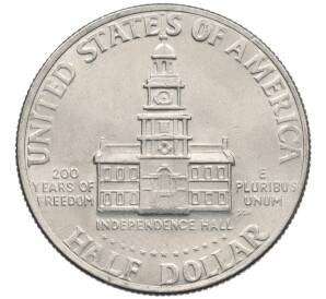 1/2 доллара (50 центов) 1976 года США «200 лет Независимости» — Фото №2
