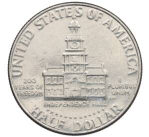 1/2 доллара (50 центов) 1976 года США «200 лет Независимости» — Фото №2