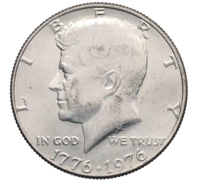 Монета 1/2 доллара (50 центов) 1976 года США «200 лет Независимости» (Артикул: K10-7088) — Фото №1