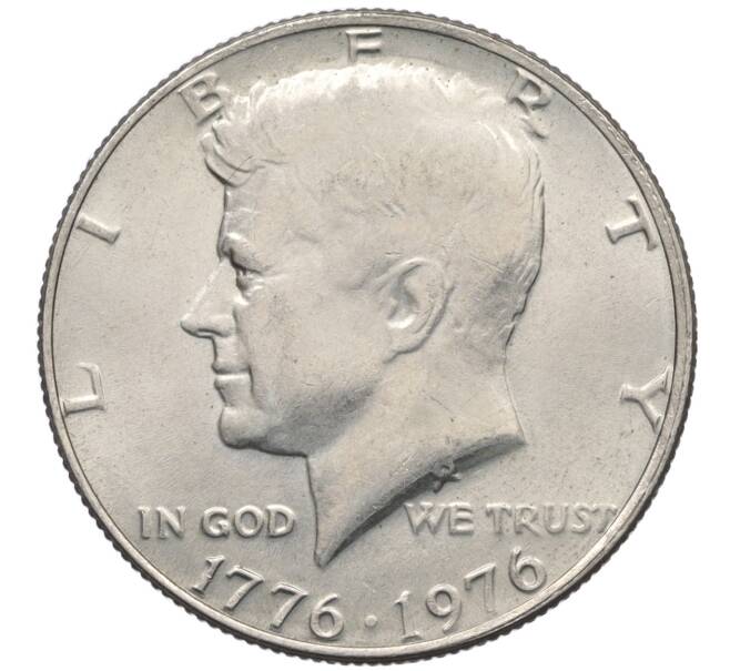 Монета 1/2 доллара (50 центов) 1976 года США «200 лет Независимости» (Артикул: K10-7089) — Фото №1