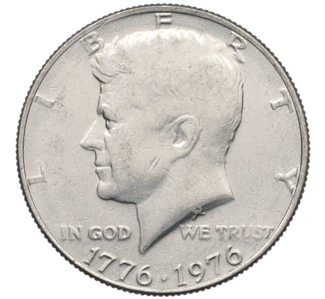 Монета 1/2 доллара (50 центов) 1976 года США «200 лет Независимости» (Артикул: K10-7093) — Фото №1