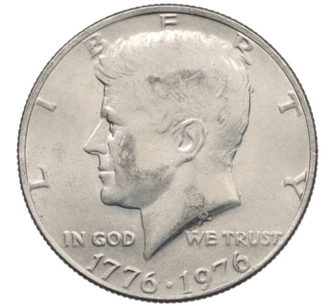 Монета 1/2 доллара (50 центов) 1976 года США «200 лет Независимости» (Артикул: K10-7100) — Фото №1