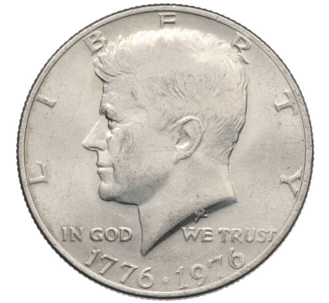 Монета 1/2 доллара (50 центов) 1976 года США «200 лет Независимости» (Артикул: K10-7102) — Фото №1