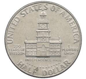 1/2 доллара (50 центов) 1976 года США «200 лет Независимости» — Фото №2