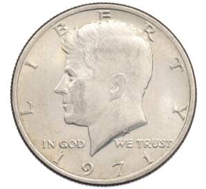 1/2 доллара (50 центов) 1971 года США — Фото №1