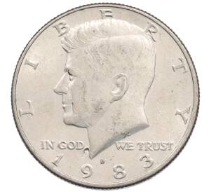 1/2 доллара (50 центов) 1983 года D США — Фото №1