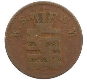 2 пфеннига 1856 года Саксония — Фото №2