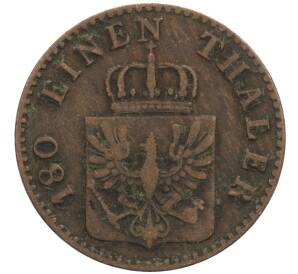 2 пфеннига 1859 года A Пруссия — Фото №2