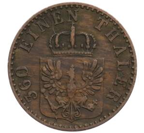 1 пфенниг 1865 года A Пруссия — Фото №2