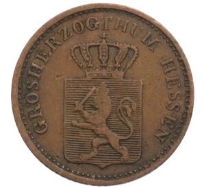 1 пфенниг 1868 года Гессен-Дармштадт — Фото №2