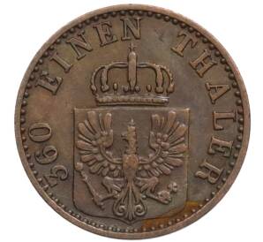 1 пфенниг 1867 года C Пруссия — Фото №2