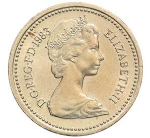 1 фунт 1983 года Великобритания