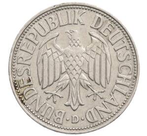 1 марка 1970 года D Западная Германия (ФРГ) — Фото №2