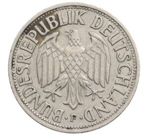 1 марка 1950 года F Западная Германия (ФРГ) — Фото №2