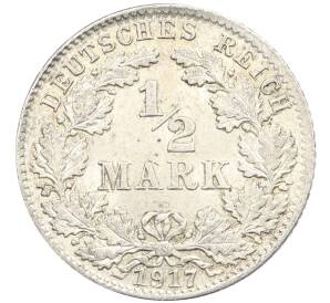 1/2 марки 1917 года D Германия — Фото №1