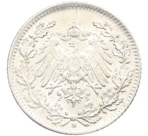 1/2 марки 1917 года D Германия — Фото №2