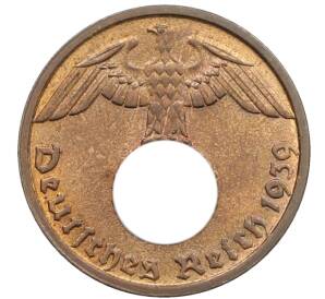 1 рейхспфенниг 1939 года D Германия — Фото №1