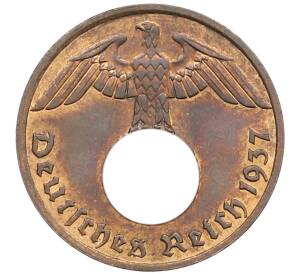 1 рейхспфенниг 1937 года F Германия — Фото №1