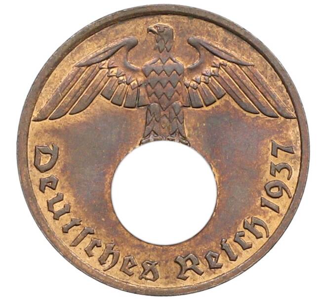 Монета 1 рейхспфенниг 1937 года F Германия (Артикул: K4-0674) — Фото №1