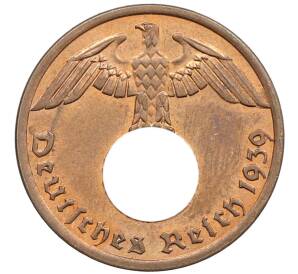 1 рейхспфенниг 1939 года A Германия