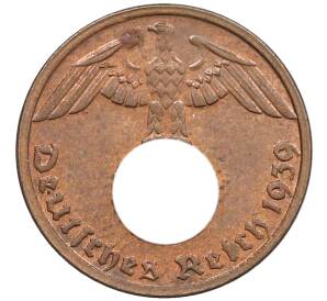 1 рейхспфенниг 1939 года G Германия — Фото №1