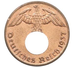 1 рейхспфенниг 1937 года A Германия — Фото №1