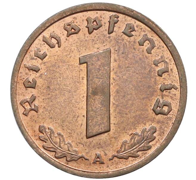 Монета 1 рейхспфенниг 1937 года A Германия (Артикул: K4-0680) — Фото №2