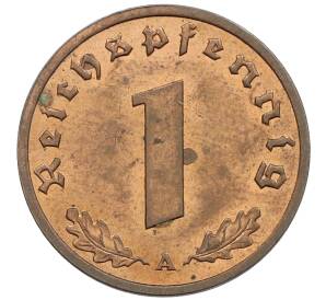 1 рейхспфенниг 1938 года A Германия — Фото №2