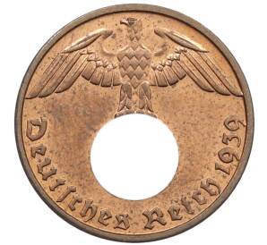 1 рейхспфенниг 1939 года B Германия — Фото №1