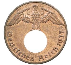 1 рейхспфенниг 1937 года A Германия — Фото №1