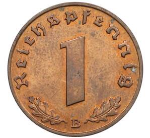1 рейхспфенниг 1939 года B Германия — Фото №2