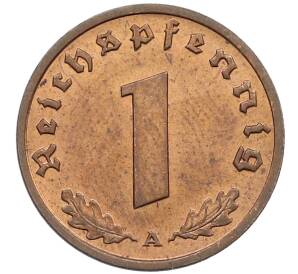 1 рейхспфенниг 1938 года A Германия — Фото №2