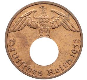 1 рейхспфенниг 1939 года B Германия — Фото №1