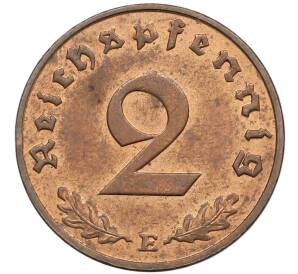 2 рейхспфеннига 1939 года E Германия — Фото №2