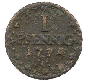 1 пфенниг 1774 года Саксония — Фото №1