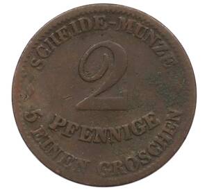 2 пфеннига 1856 года Саксен-Кобург-Гота — Фото №1