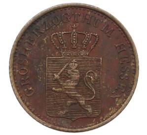 1 пфенниг 1866 года Гессен-Дармштадт — Фото №2