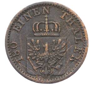 2 пфеннига 1868 года B Пруссия — Фото №2