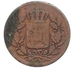 1/2 крейцера 1855 года Бавария — Фото №2