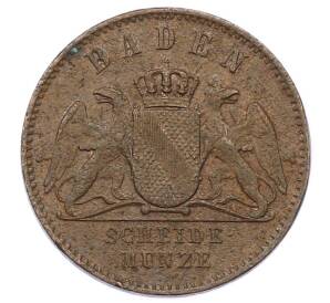 1 крейцер 1864 года Баден — Фото №2