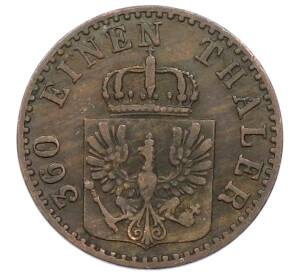 1 пфенниг 1864 года A Пруссия — Фото №2