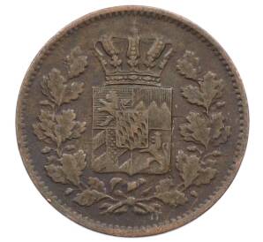 2 пфеннига 1862 года Бавария — Фото №2