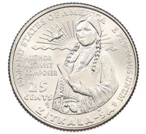 1/4 доллара (25 центов) 2024 года D США «Американские женщины — Зиткала-Ша» — Фото №1
