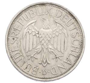 1 марка 1989 года D Западная Германия (ФРГ) — Фото №2