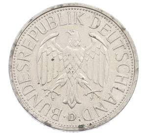 1 марка 1989 года D Западная Германия (ФРГ) — Фото №2