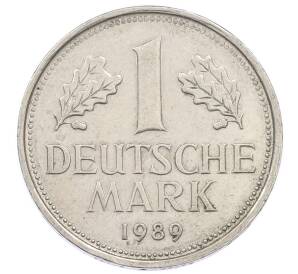 1 марка 1989 года F Западная Германия (ФРГ) — Фото №1