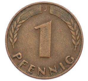 1 пфенниг 1948 года J Западная Германия (ФРГ) — Фото №1