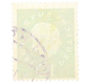 Почтовая марка 10 пфеннигов 1959 года Западная Германия (ФРГ) «Теодор Хойс»