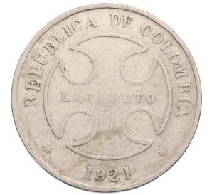 50 сентаво 1921 года Колумбия (Лепрозорий) — Фото №1